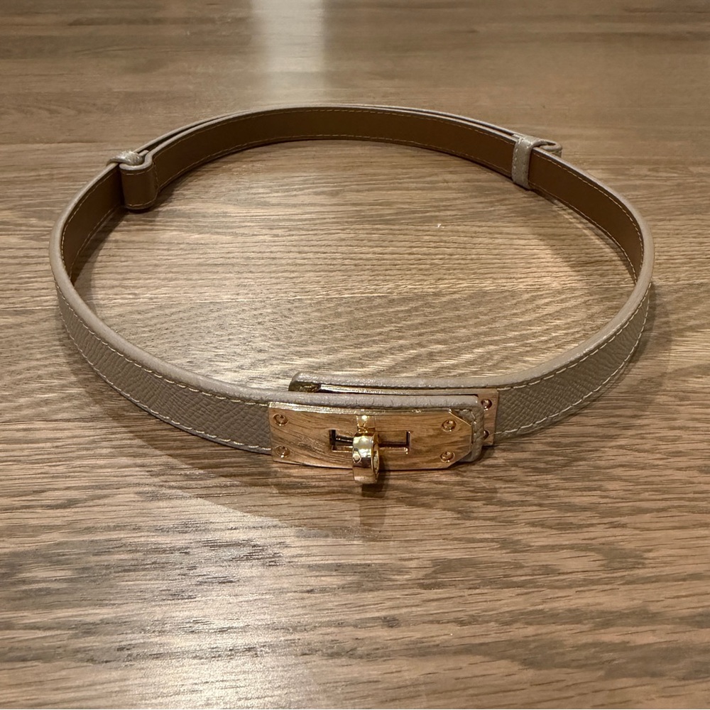 Kelly Belt with Gold Hardware